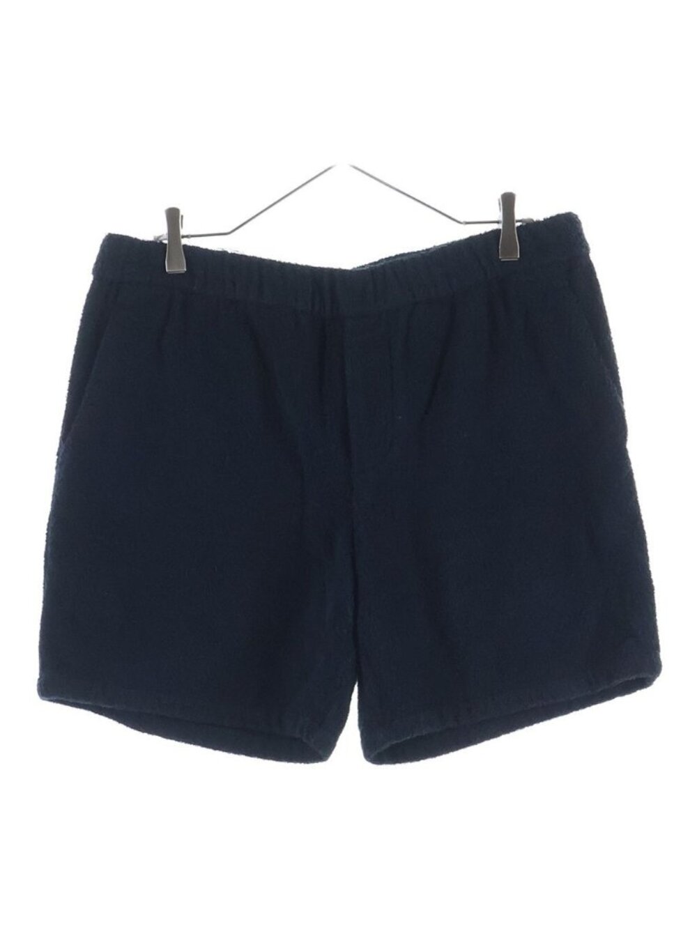 Prada Cotton Terry Shorts Pile Fabric Black